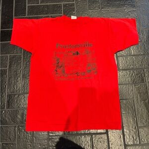 Vintage Proctorsville Vermont Graphic Tee XL Red Tourist Shirt